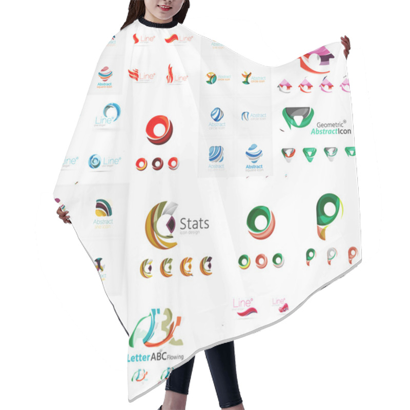 Personality  Abstract Company Logo Mega Collection Hair Cutting Cape