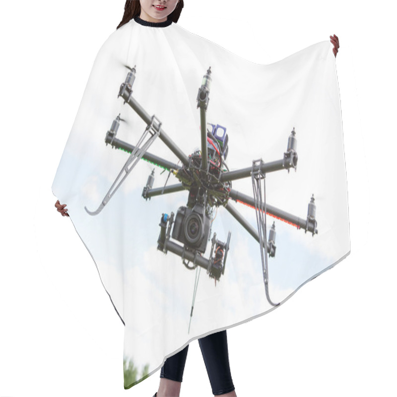 Personality  Multirotor Photography Helicopter Hair Cutting Cape