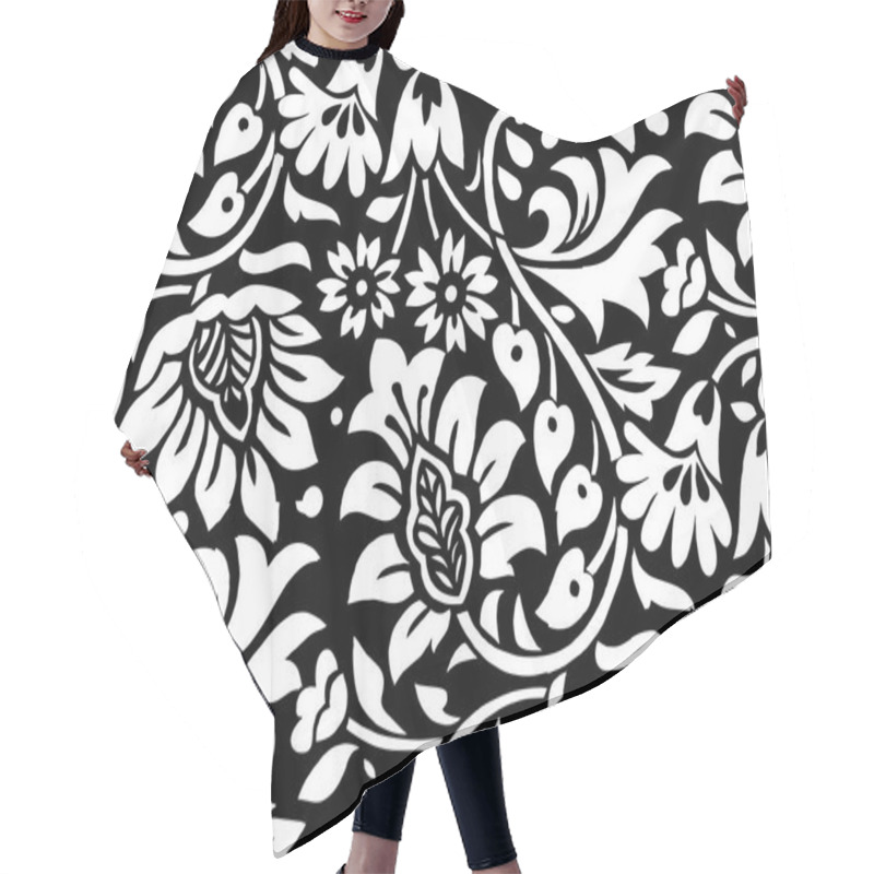 Personality  Seamless Tile Geometric Pattern Hair Cutting Cape