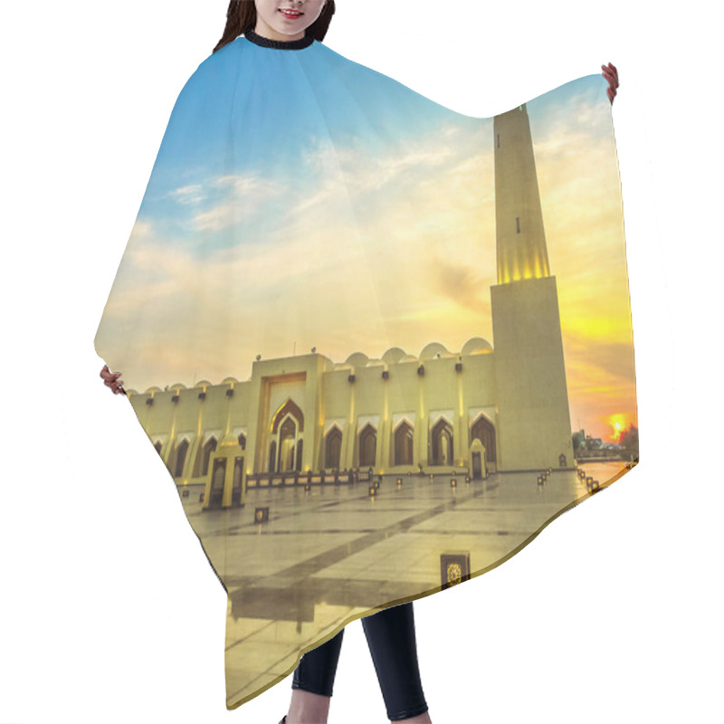 Personality  Doha Grand Mosque Hair Cutting Cape