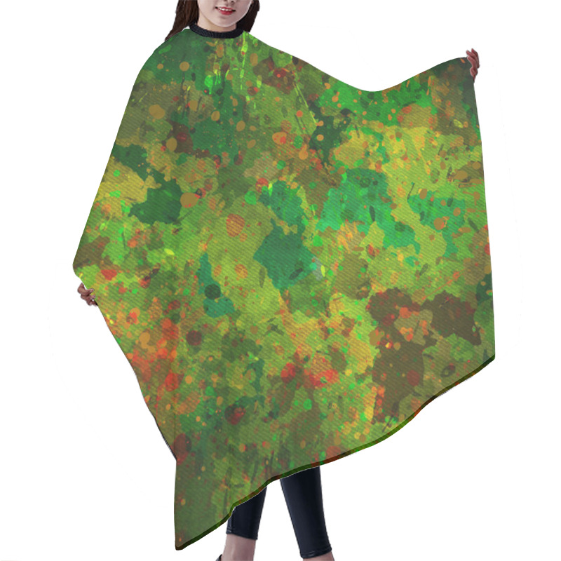 Personality  Old Camouflage Military Background Hair Cutting Cape