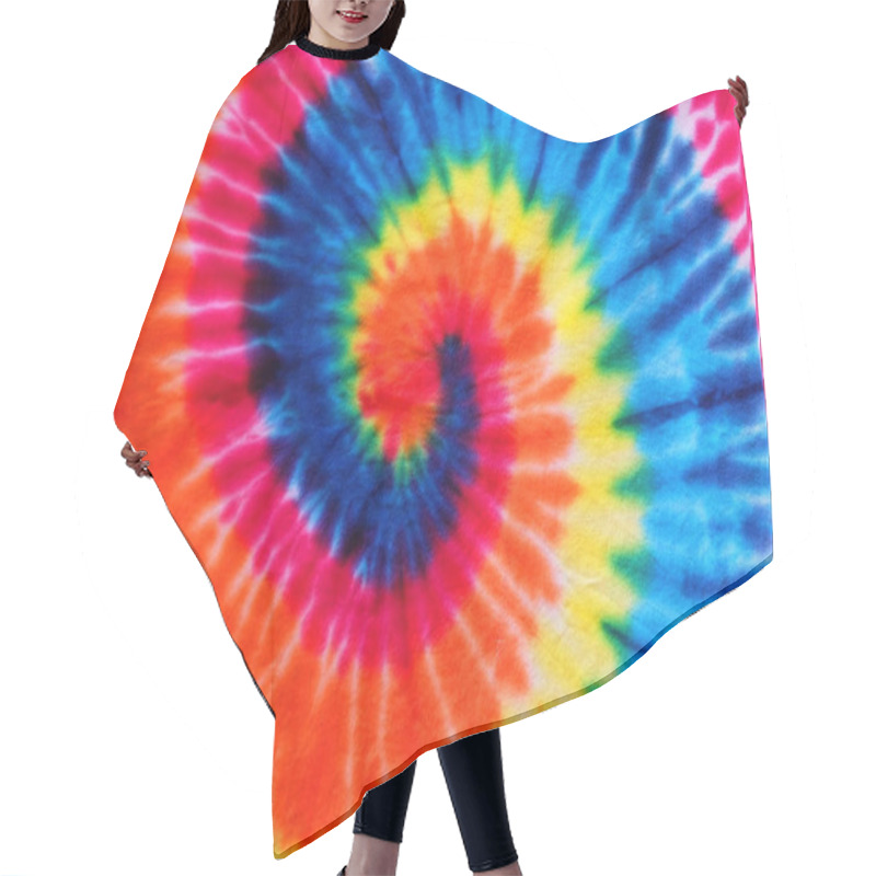 Personality  Close Up Tie Dye Fabric Pattern Background Hair Cutting Cape