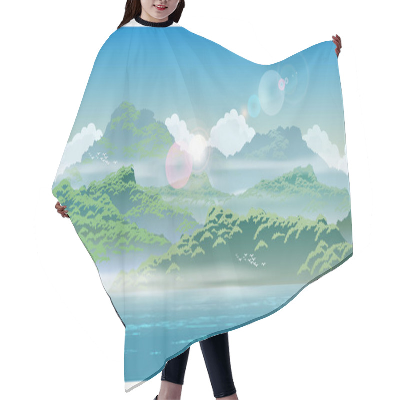 Personality  Beautiful Highlands Hair Cutting Cape