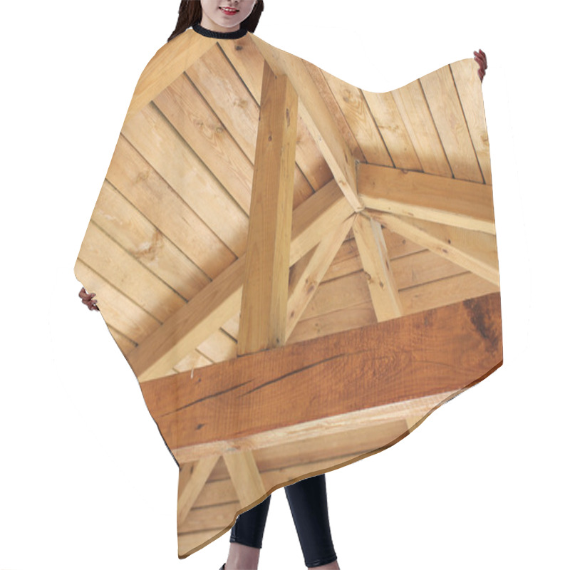 Personality  Roof Structure Hair Cutting Cape