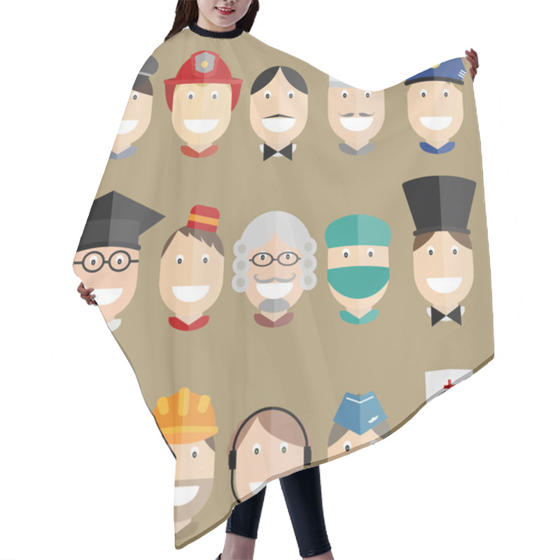 Personality  Professional People Set Hair Cutting Cape