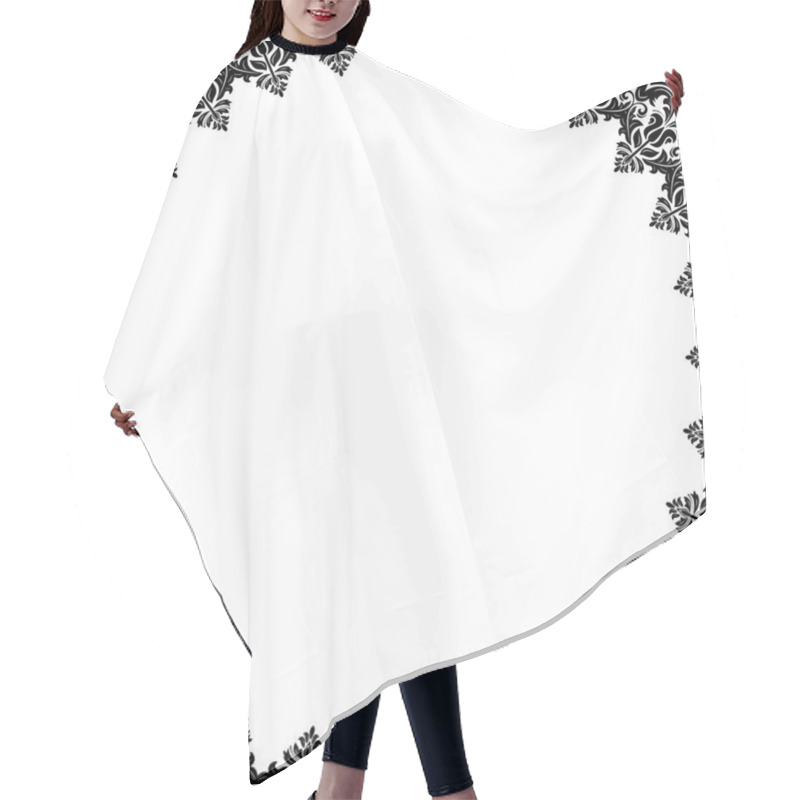 Personality  Floral Vector Fine Frame Hair Cutting Cape