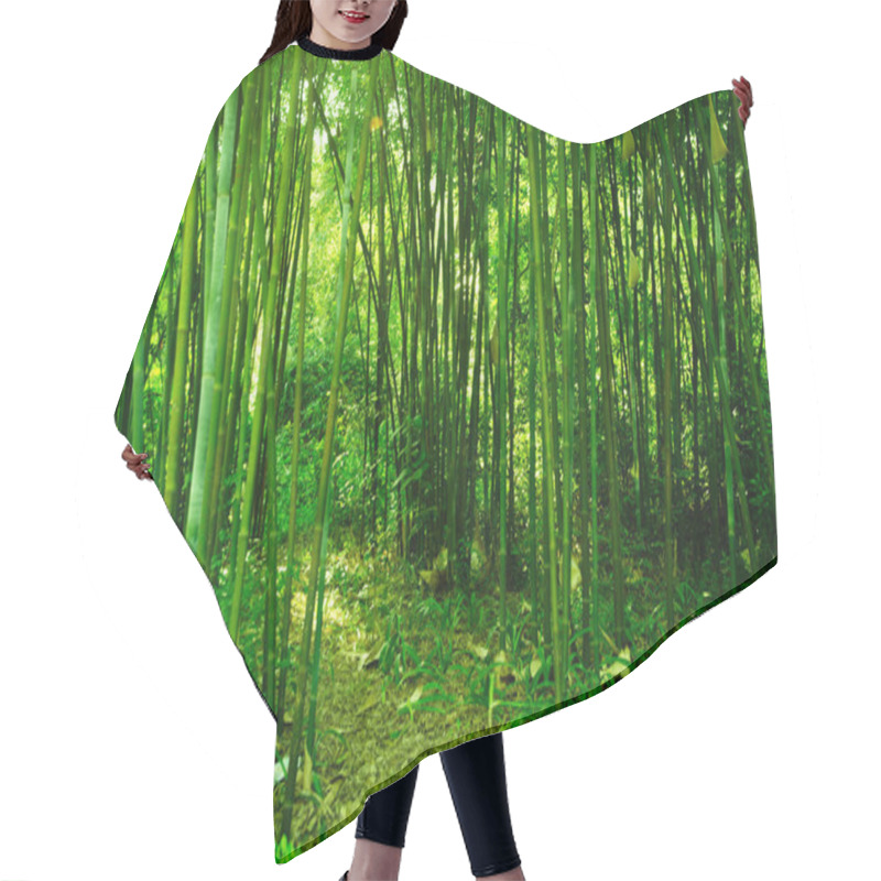 Personality  Bamboo Forest Hair Cutting Cape