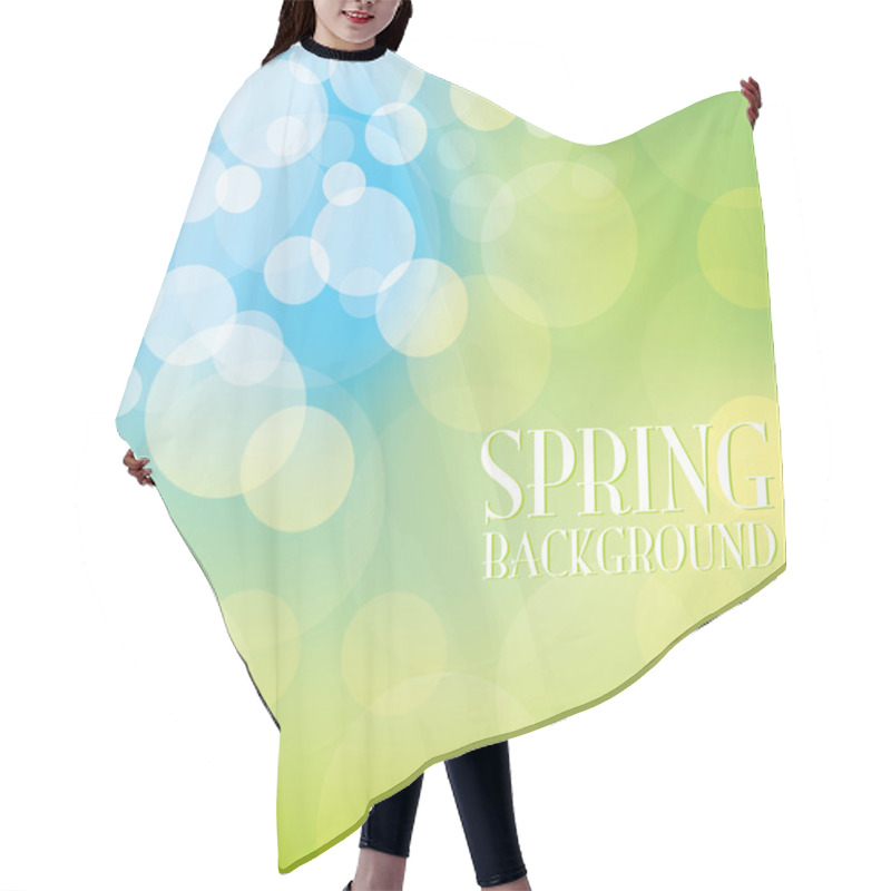 Personality  Bokeh Spring Background Hair Cutting Cape