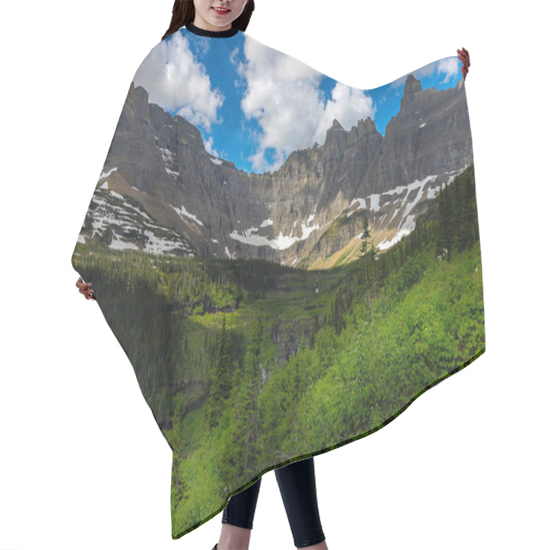 Personality  Scenic View In Glacier National Park Hair Cutting Cape