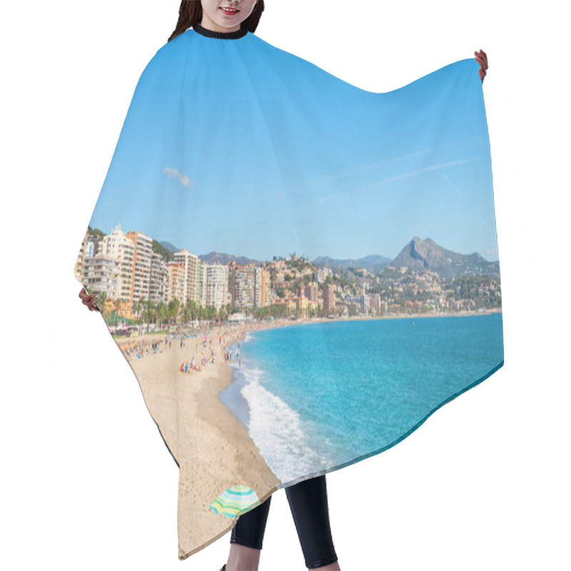 Personality  Malagueta Beach In Malaga Hair Cutting Cape