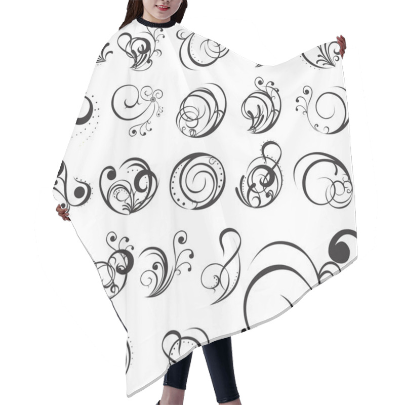 Personality  Abstract Tattoo Hair Cutting Cape