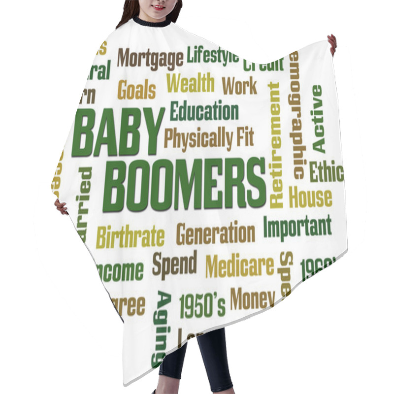 Personality  Baby Boomers Hair Cutting Cape