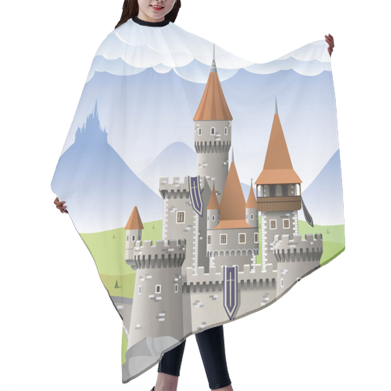 Personality  Castle hair cutting cape