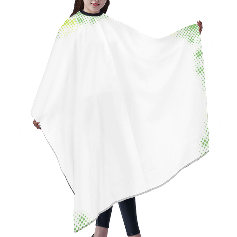 Personality  Halftone Border Hair Cutting Cape