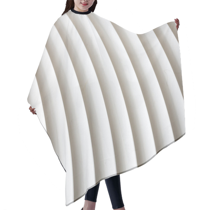 Personality  White Curve Texture With Shade And Shadow Hair Cutting Cape