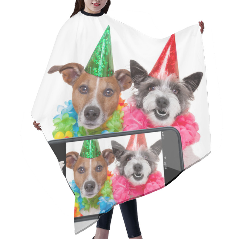 Personality  Birthday Dogs Selfie Hair Cutting Cape