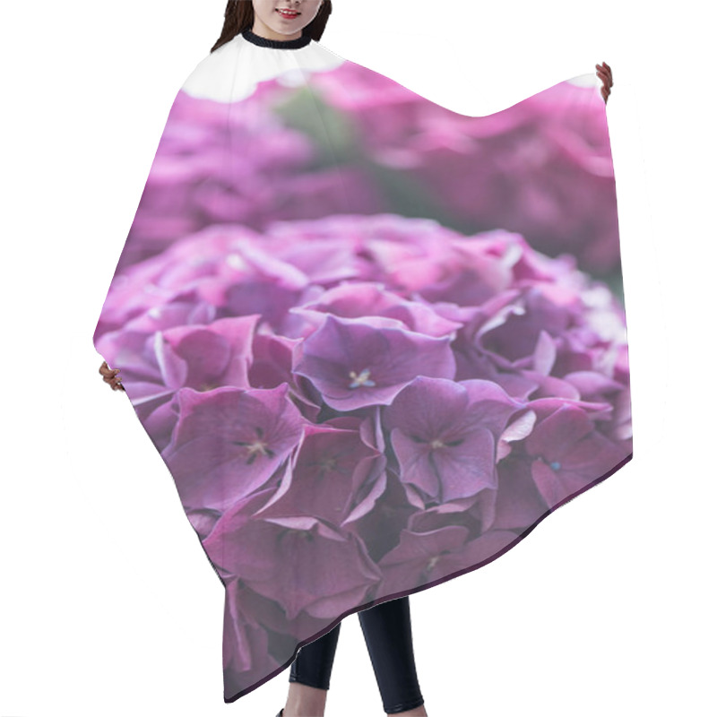 Personality  Beautiful Blooming Flowers Hair Cutting Cape