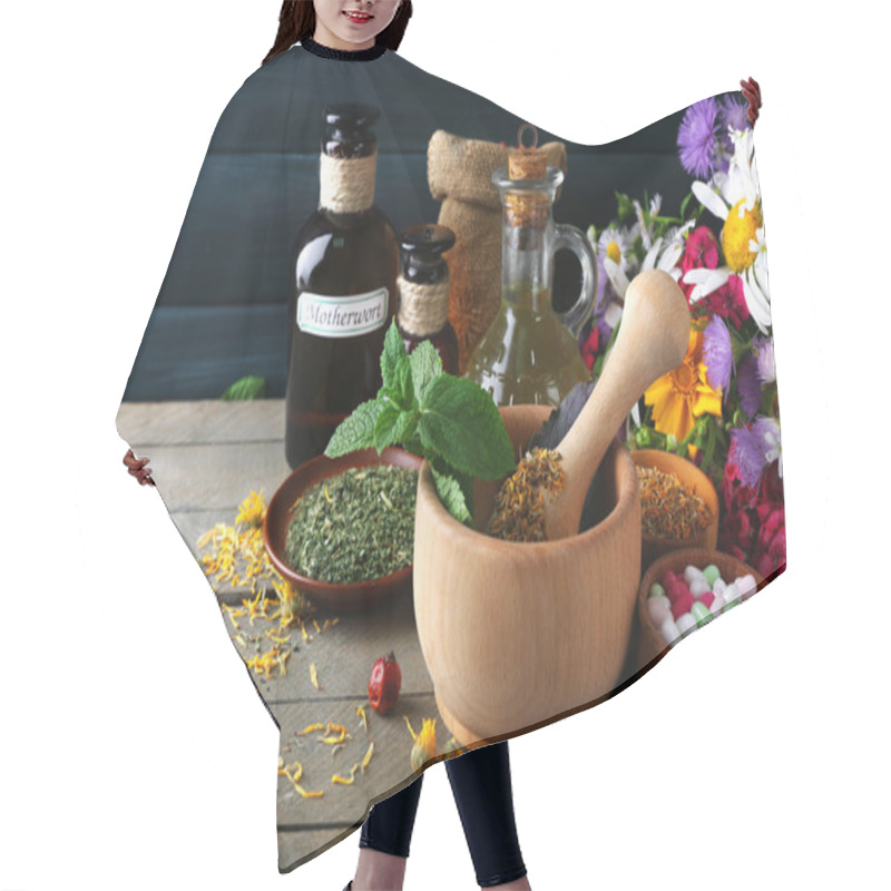 Personality  Herbs, Berries, Flowers Hair Cutting Cape