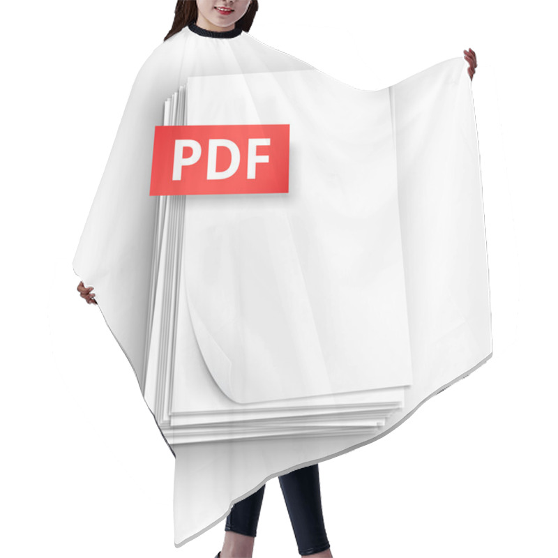 Personality  PDF Paper Sheet  Icons Hair Cutting Cape