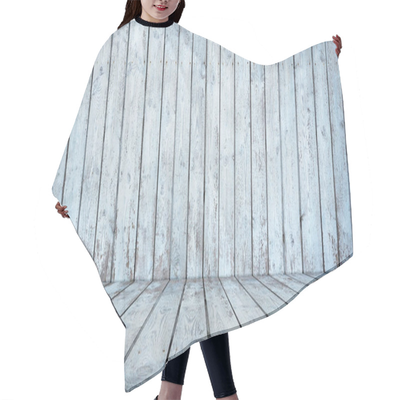 Personality  Old Wooden Background Hair Cutting Cape