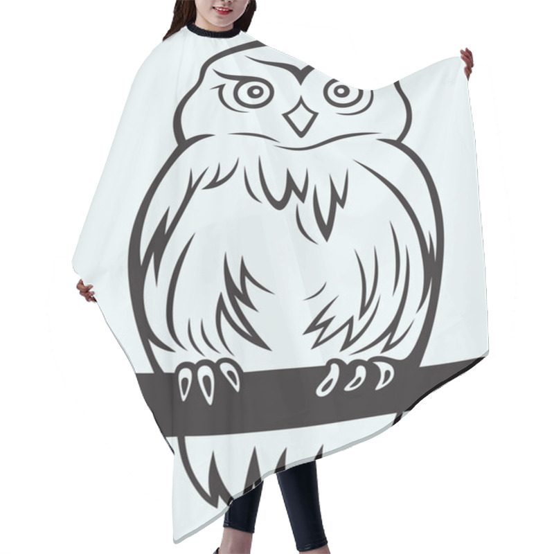 Personality  Eagle Owl Hair Cutting Cape