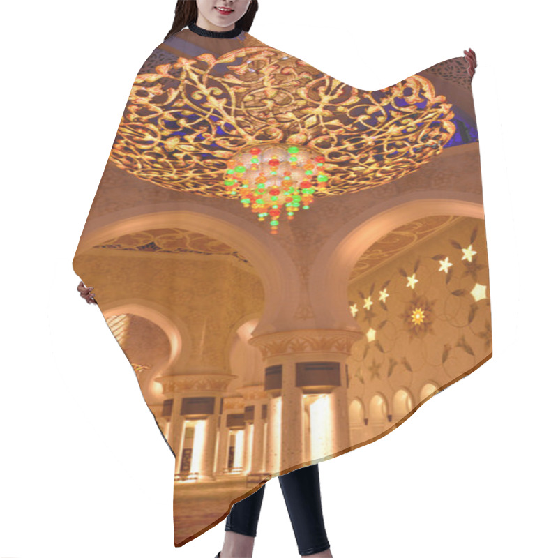 Personality  Interior Of The Mosque Hair Cutting Cape