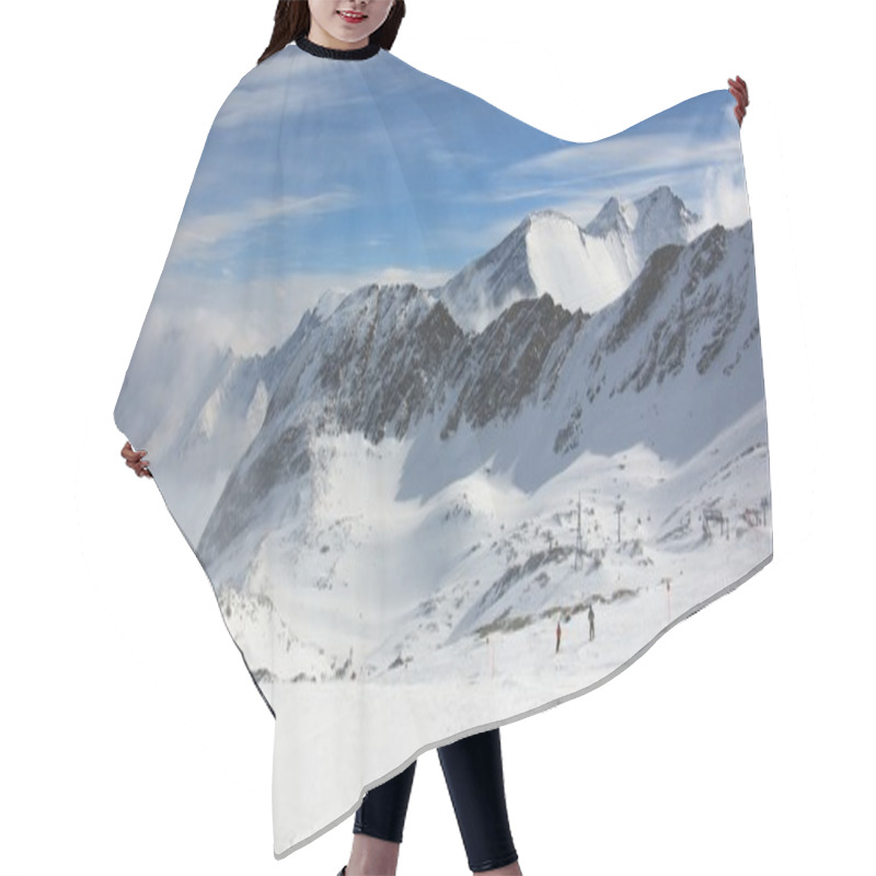 Personality  Alps Winter Mountains Hair Cutting Cape