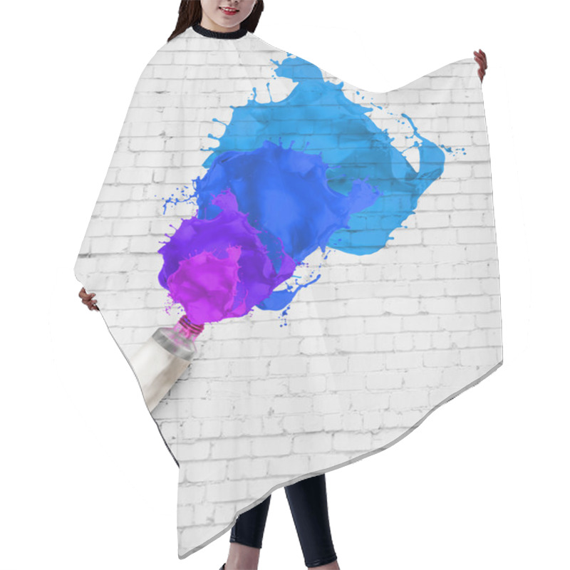 Personality  Paint Tube Hair Cutting Cape