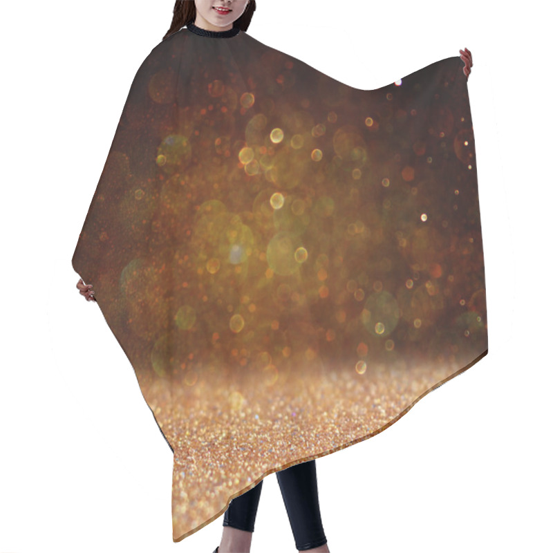 Personality  Glitter Lights Background Hair Cutting Cape