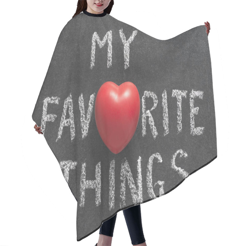 Personality  My Favorite Things Heart Hair Cutting Cape