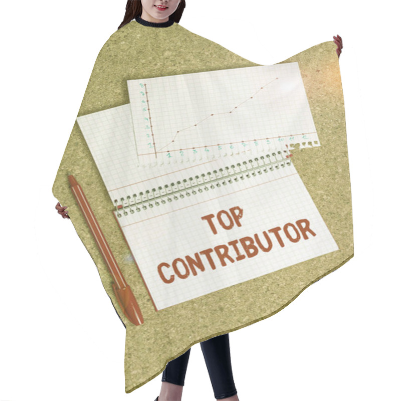 Personality  Writing Note Showing Top Contributor. Business Photo Showcasing Demonstrating Who Is Knowledgeable In A Particular Category Desk Notebook Paper Office Paperboard Study Supplies Chart. Hair Cutting Cape