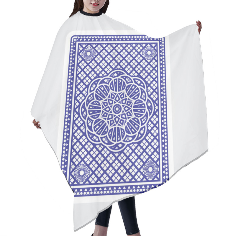 Personality  Playing Cards Back Hair Cutting Cape