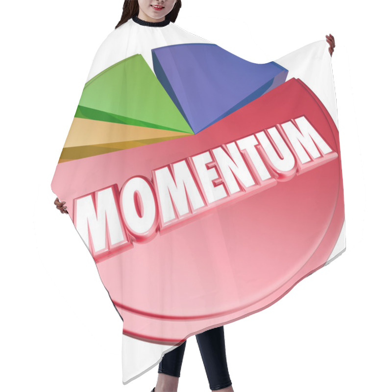 Personality  Momentum Word Pie Chart 3d Measuring Forward Movement Hair Cutting Cape