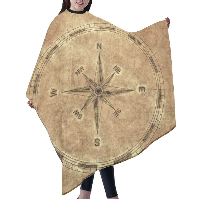 Personality  Old Compass Hair Cutting Cape