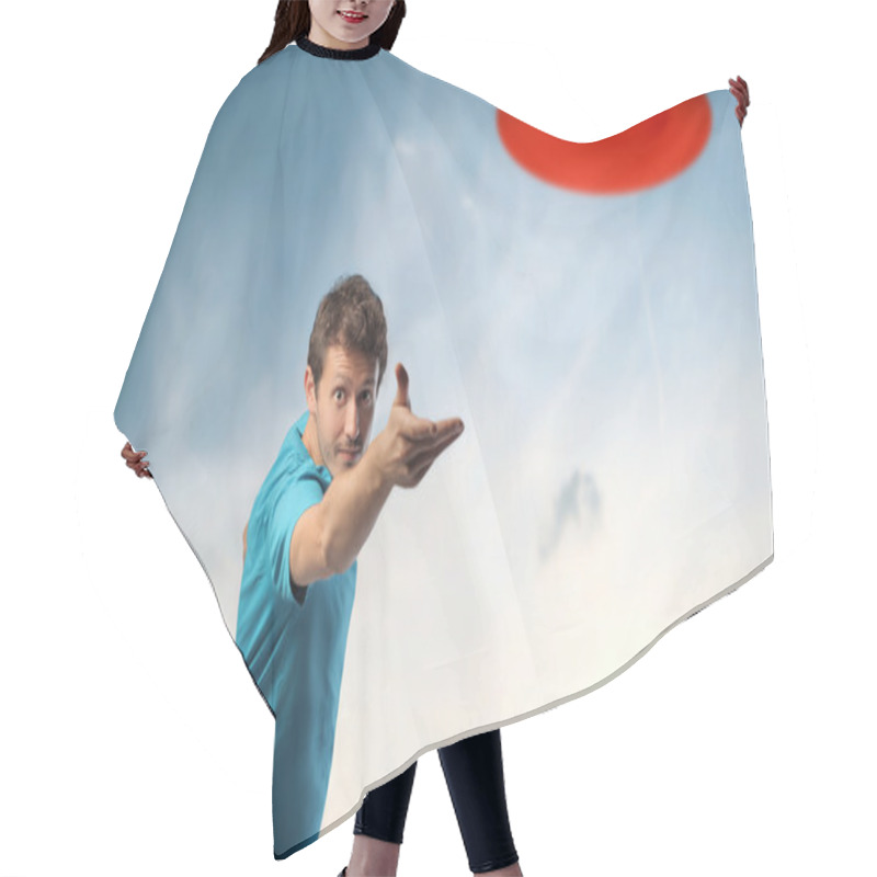 Personality  Frisbee Hair Cutting Cape