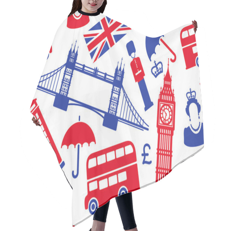 Personality  England Background Hair Cutting Cape