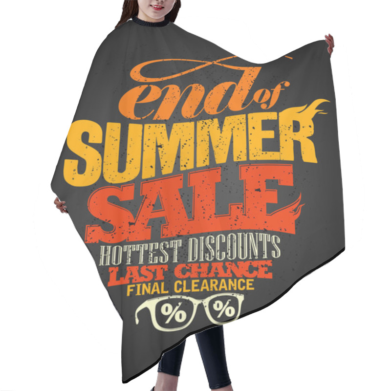 Personality  End Of Summer Sale Design. Hair Cutting Cape