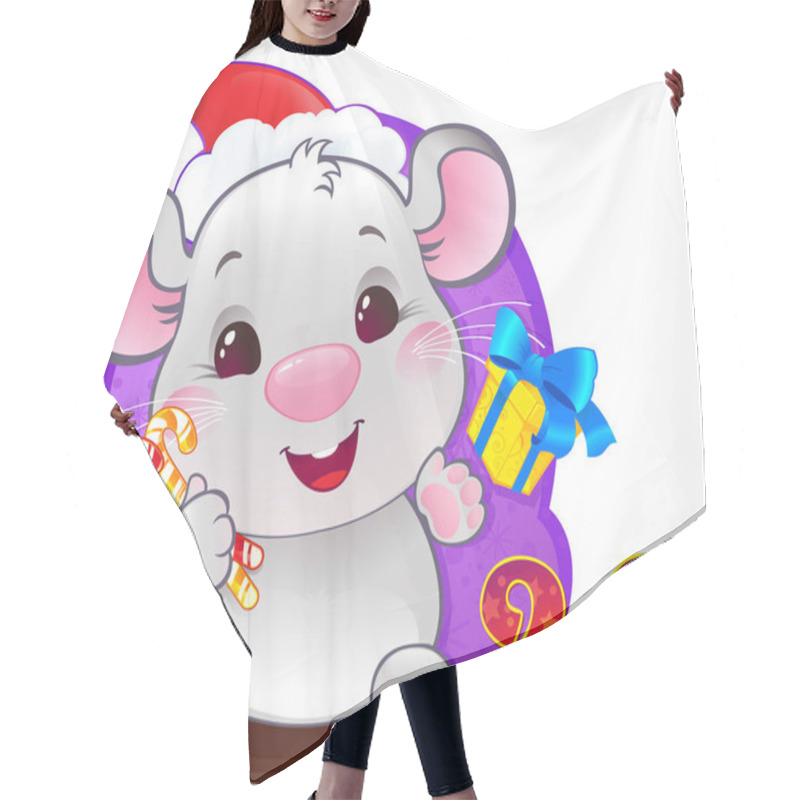 Personality  White Metal Rat - Symbol Of Chinese Horoscope For New 2020 Year. Hair Cutting Cape