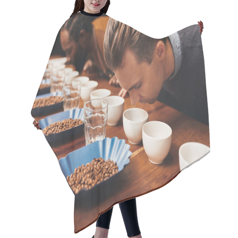 Personality  Professional Baristas Coffee Tasting Hair Cutting Cape