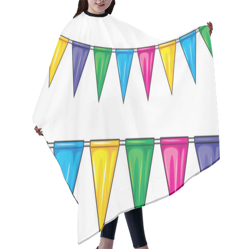 Personality  Party Flags (party Pennant Bunting, Bunting Flags) Hair Cutting Cape