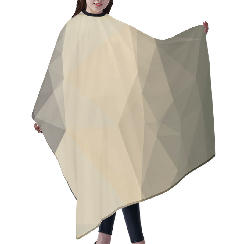 Personality  Minimal And Dark Polygonal Background Hair Cutting Cape