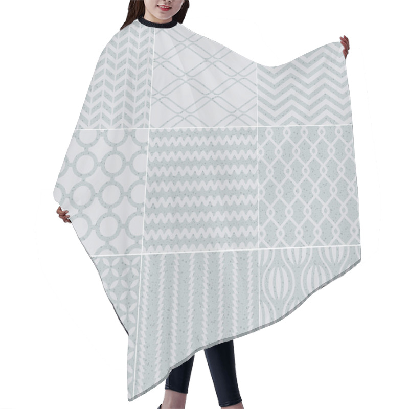 Personality  Seamless Geometric Abstract Pastel Pattern Hair Cutting Cape