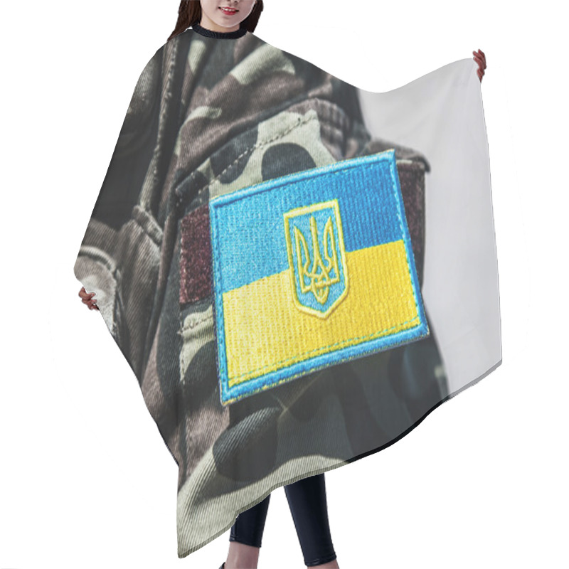 Personality  Ukrainian Military Chevron Hair Cutting Cape