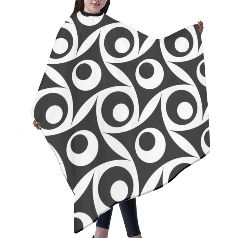 Personality  Seamless Geometric Pattern Hair Cutting Cape