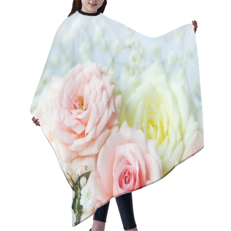 Personality  Beautiful Roses Hair Cutting Cape