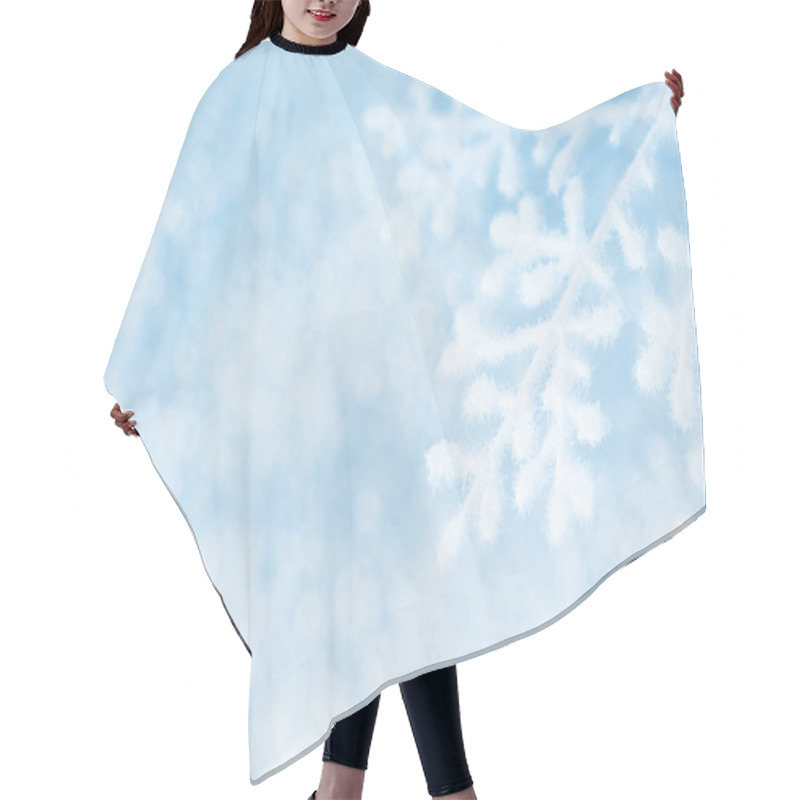 Personality  Winter Background Hair Cutting Cape