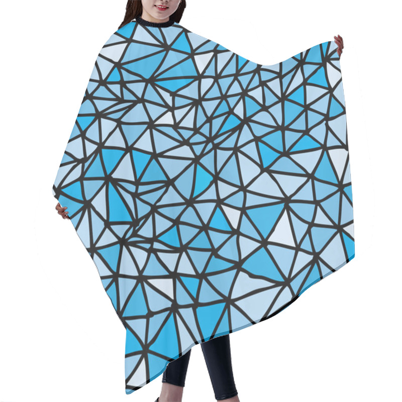 Personality  Mosaic Endless Pattern Hair Cutting Cape