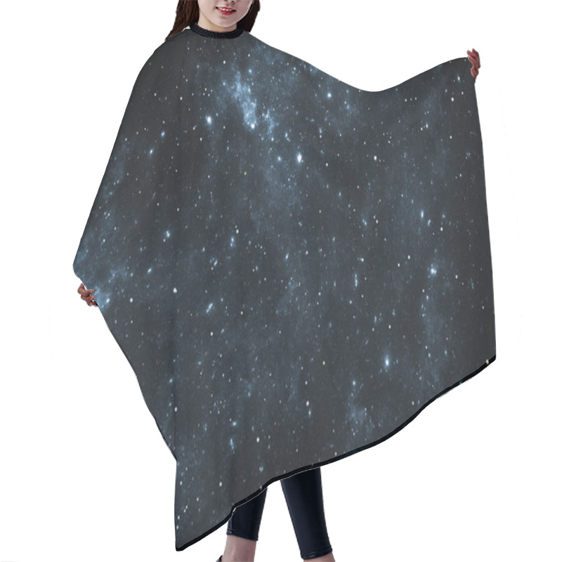 Personality  Night Sky Space Background With Nebula And Stars Hair Cutting Cape