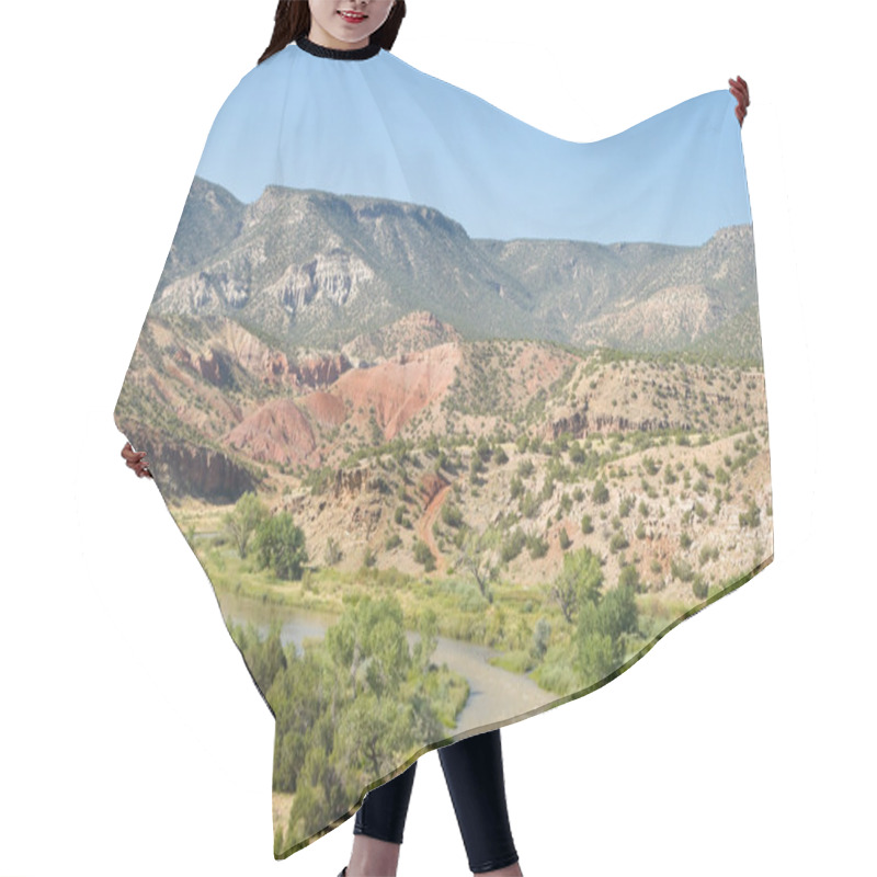 Personality  Rio Chama River In Desert North Central New Mexico Hair Cutting Cape