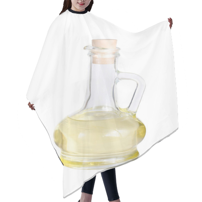 Personality  Vinegar Bottles Isolation On White Background Hair Cutting Cape